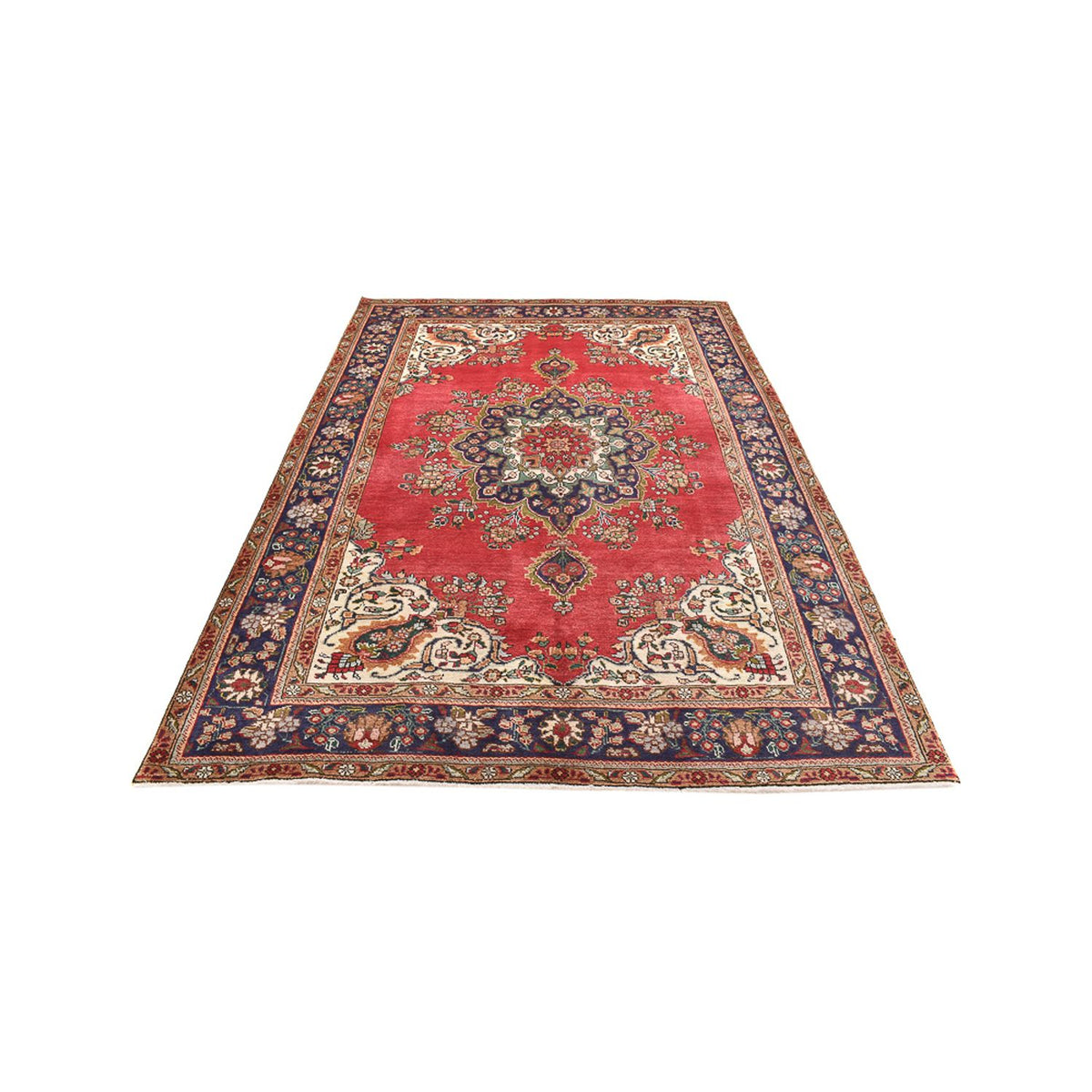Perzisch tapijt - Tabriz - 300 x 200 cm - rood