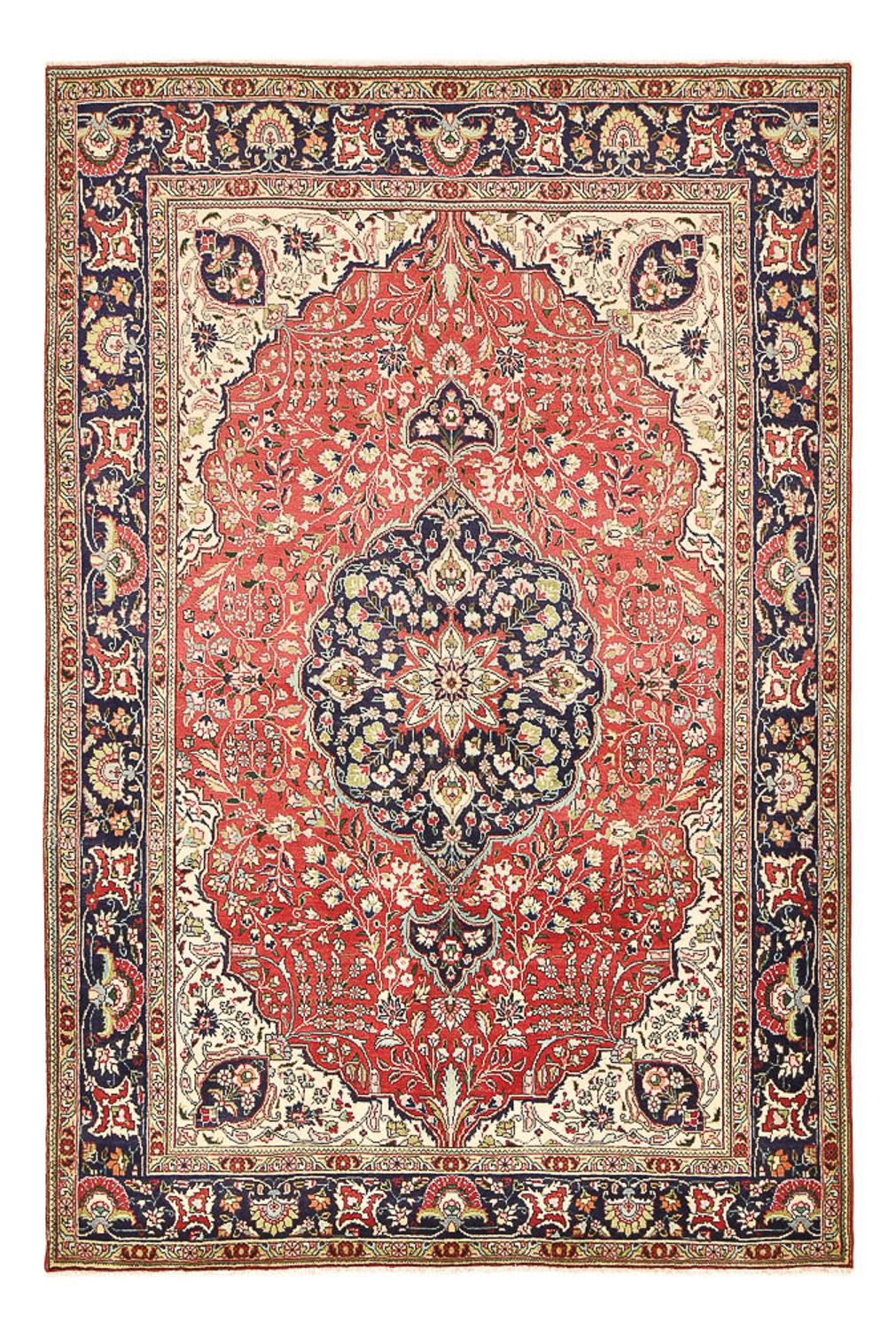 Perzisch tapijt - Tabriz - 300 x 200 cm - licht rood