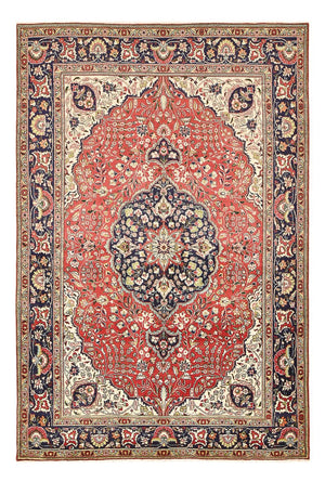 Perzisch tapijt - Tabriz - 300 x 200 cm - licht rood