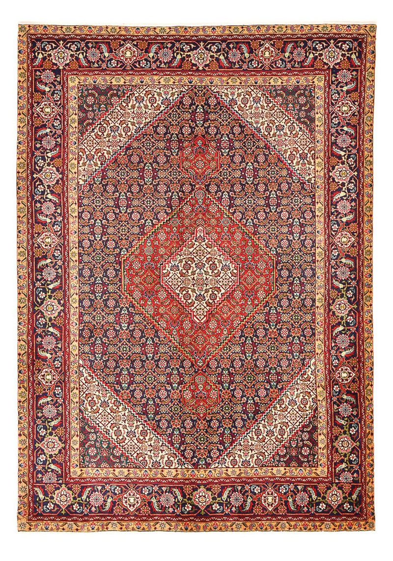 Perzisch tapijt - Tabriz - 286 x 197 cm - bordeauxrood
