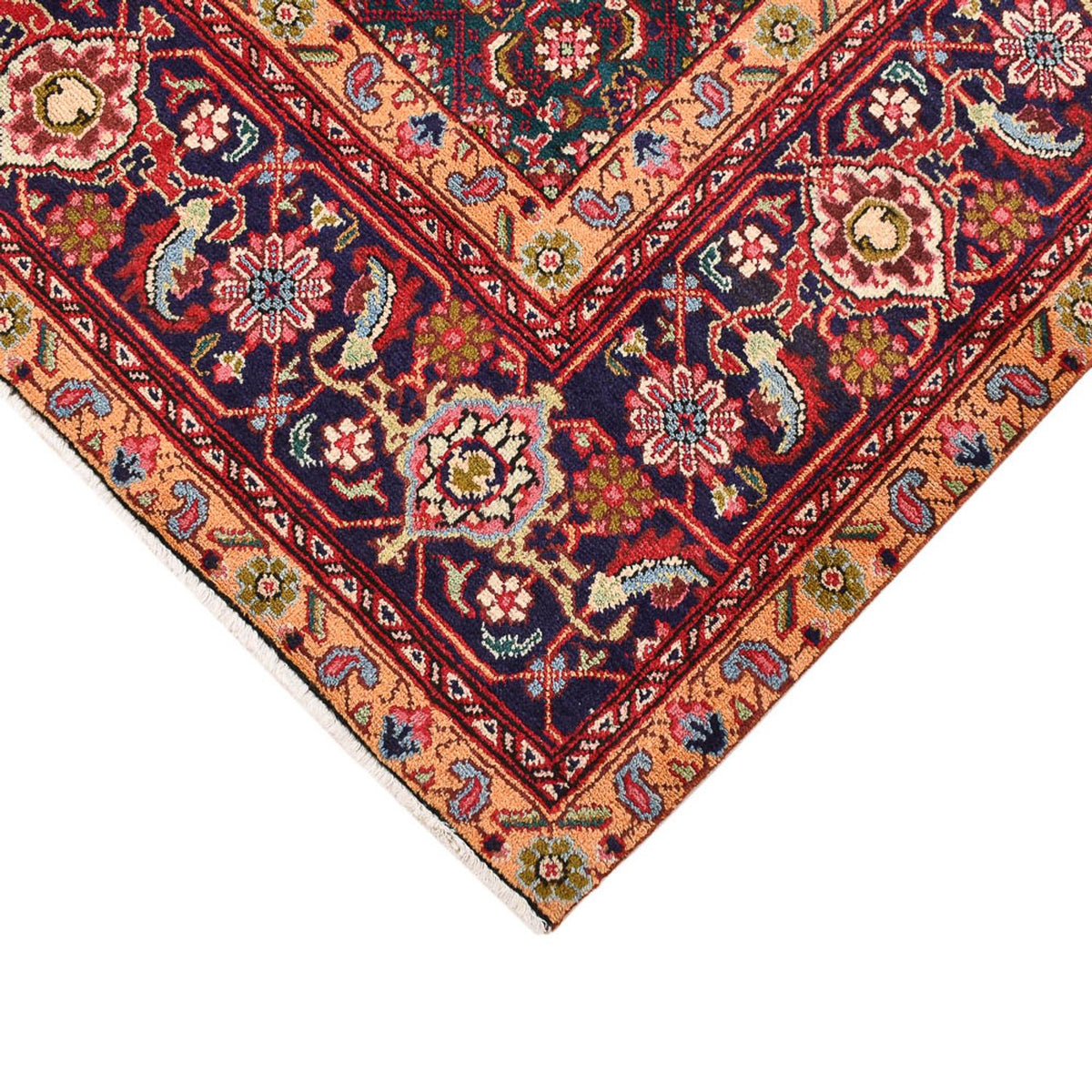 Perzisch tapijt - Tabriz - 286 x 197 cm - bordeauxrood