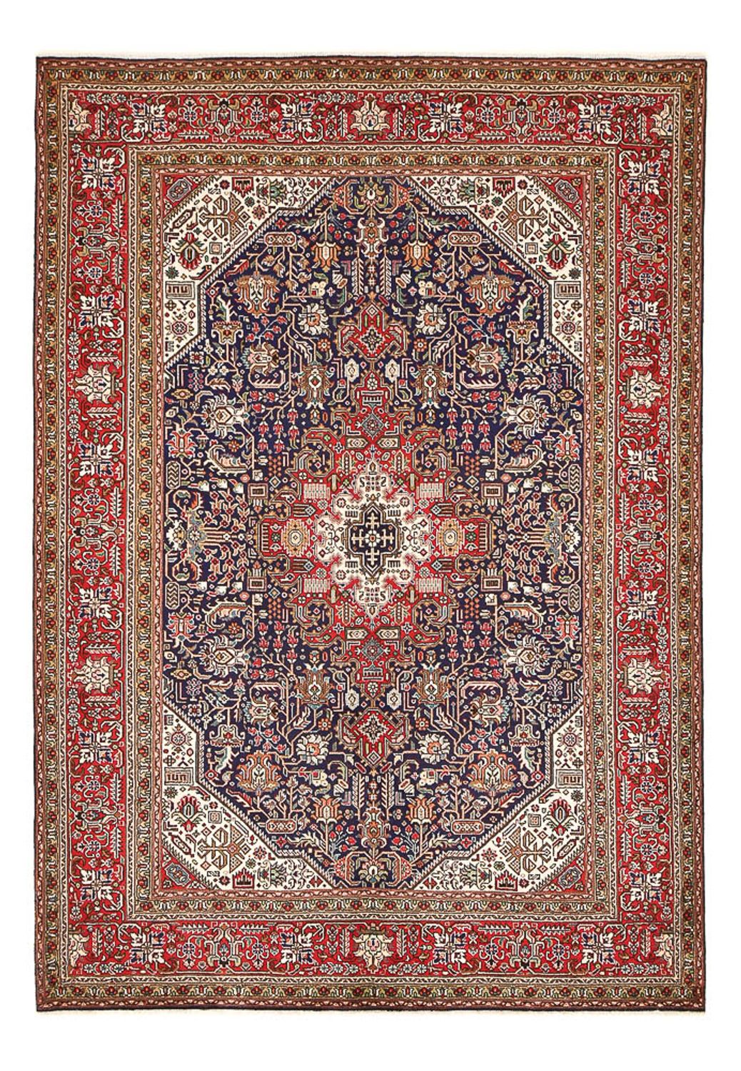Perzisch tapijt - Tabriz - 295 x 200 cm - donkerblauw