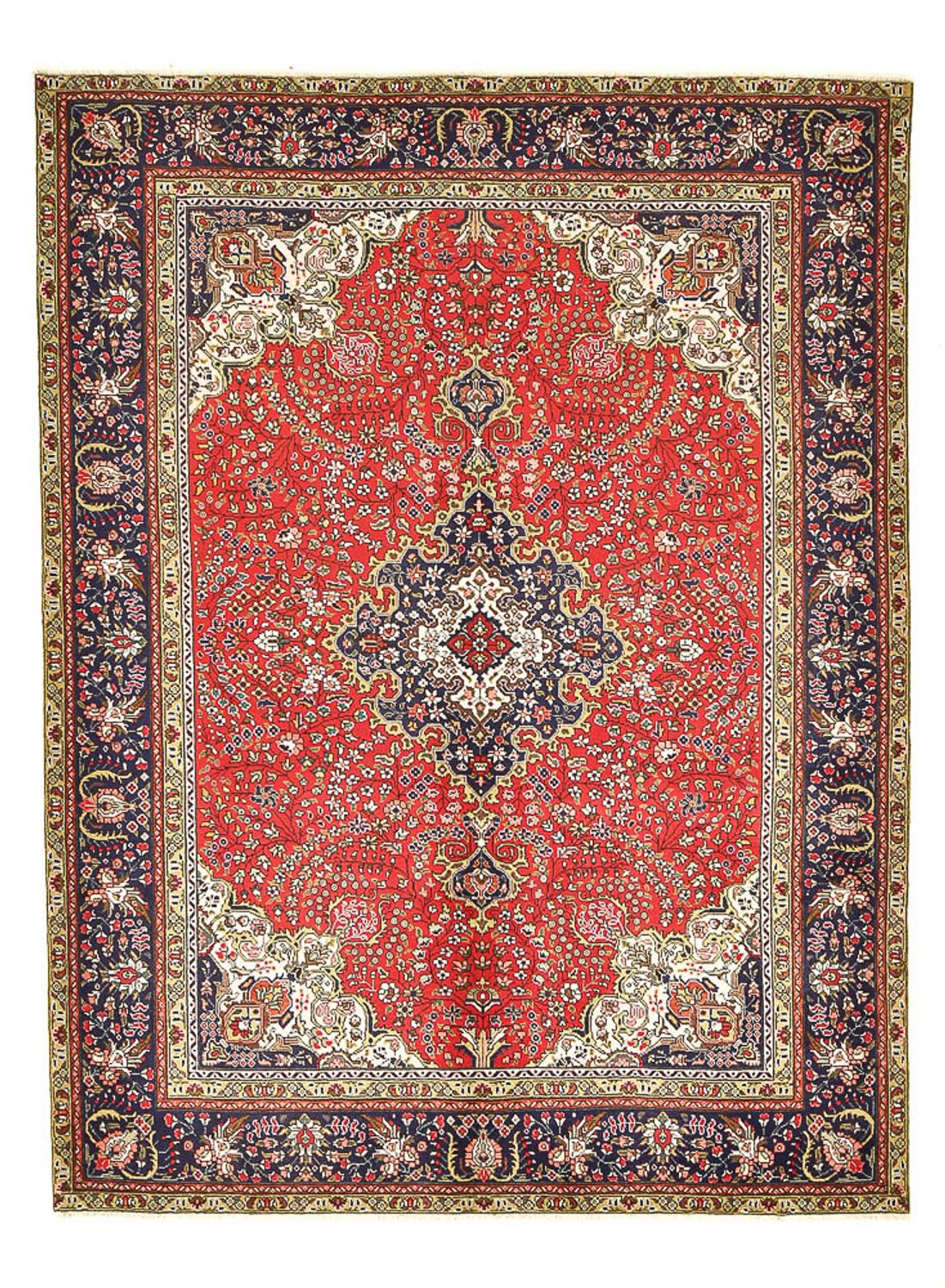 Perzisch tapijt - Tabriz - 275 x 190 cm - rood