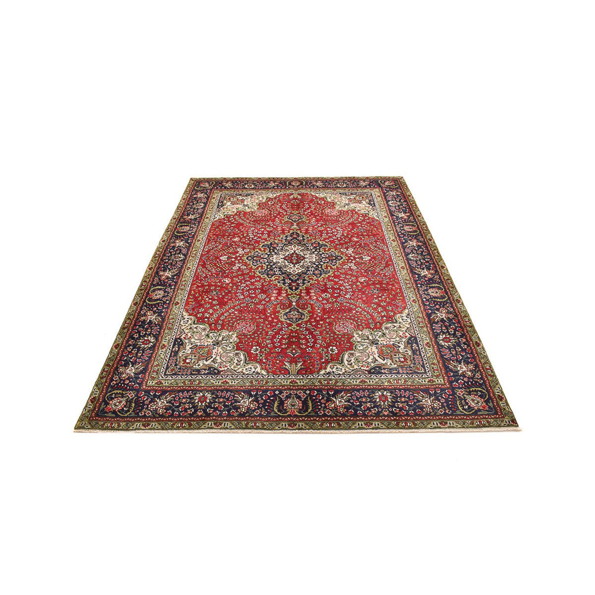 Perzisch tapijt - Tabriz - 275 x 190 cm - rood