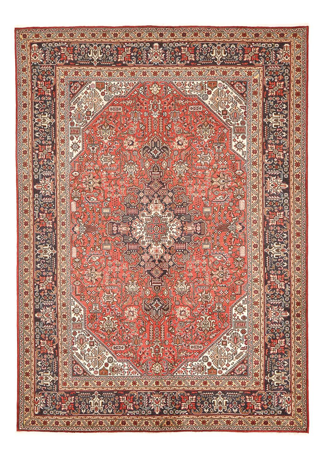 Perzisch tapijt - Tabriz - 297 x 202 cm - licht rood