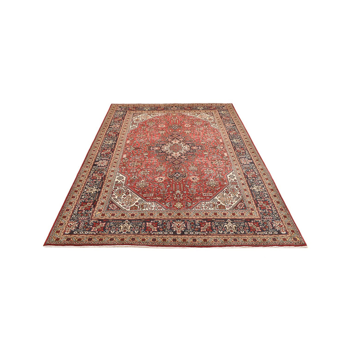 Perzisch tapijt - Tabriz - 297 x 202 cm - licht rood