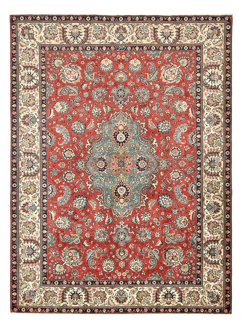 Perzisch tapijt - Tabriz - 347 x 246 cm - licht rood