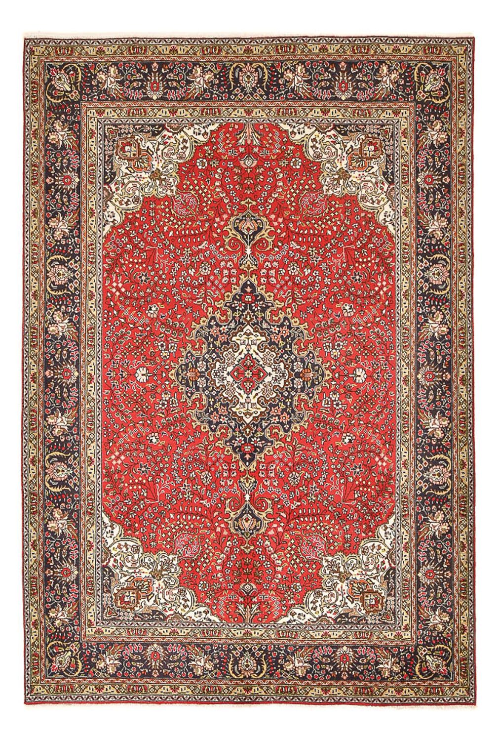 Perzisch tapijt - Tabriz - 297 x 195 cm - rood