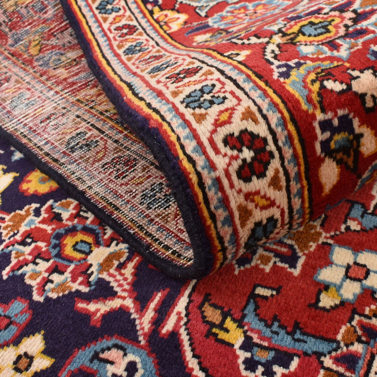 Perzisch tapijt - Keshan - 255 x 146 cm - donkerblauw