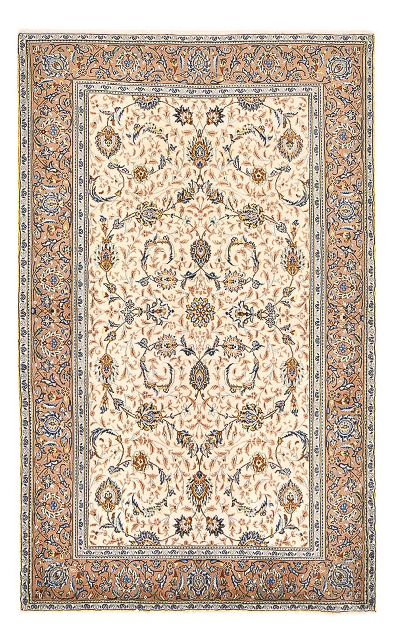 Perzisch tapijt - Keshan - 223 x 138 cm - licht beige