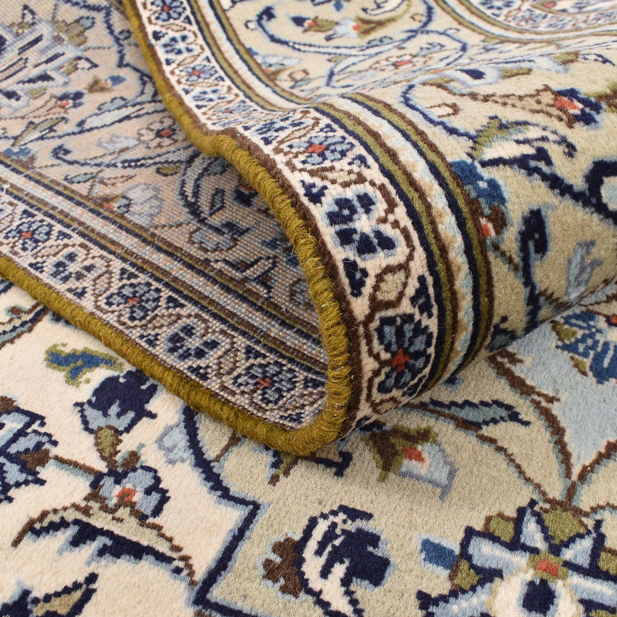 Perzisch tapijt - Keshan - 254 x 145 cm - zand