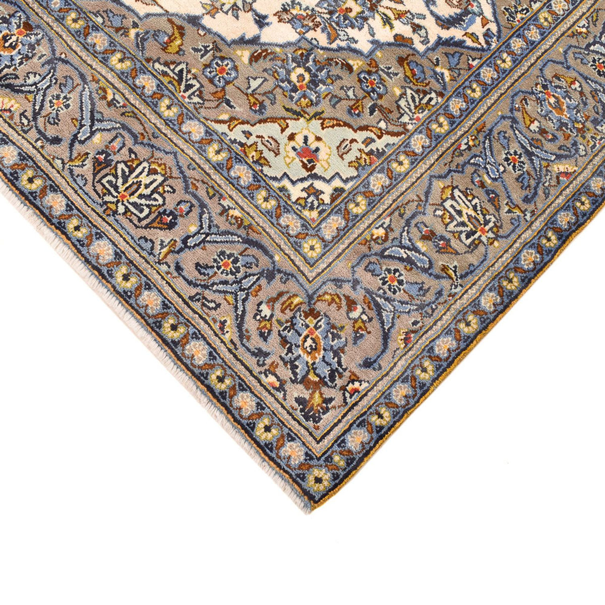 Perzisch tapijt - Keshan - 230 x 145 cm - licht beige