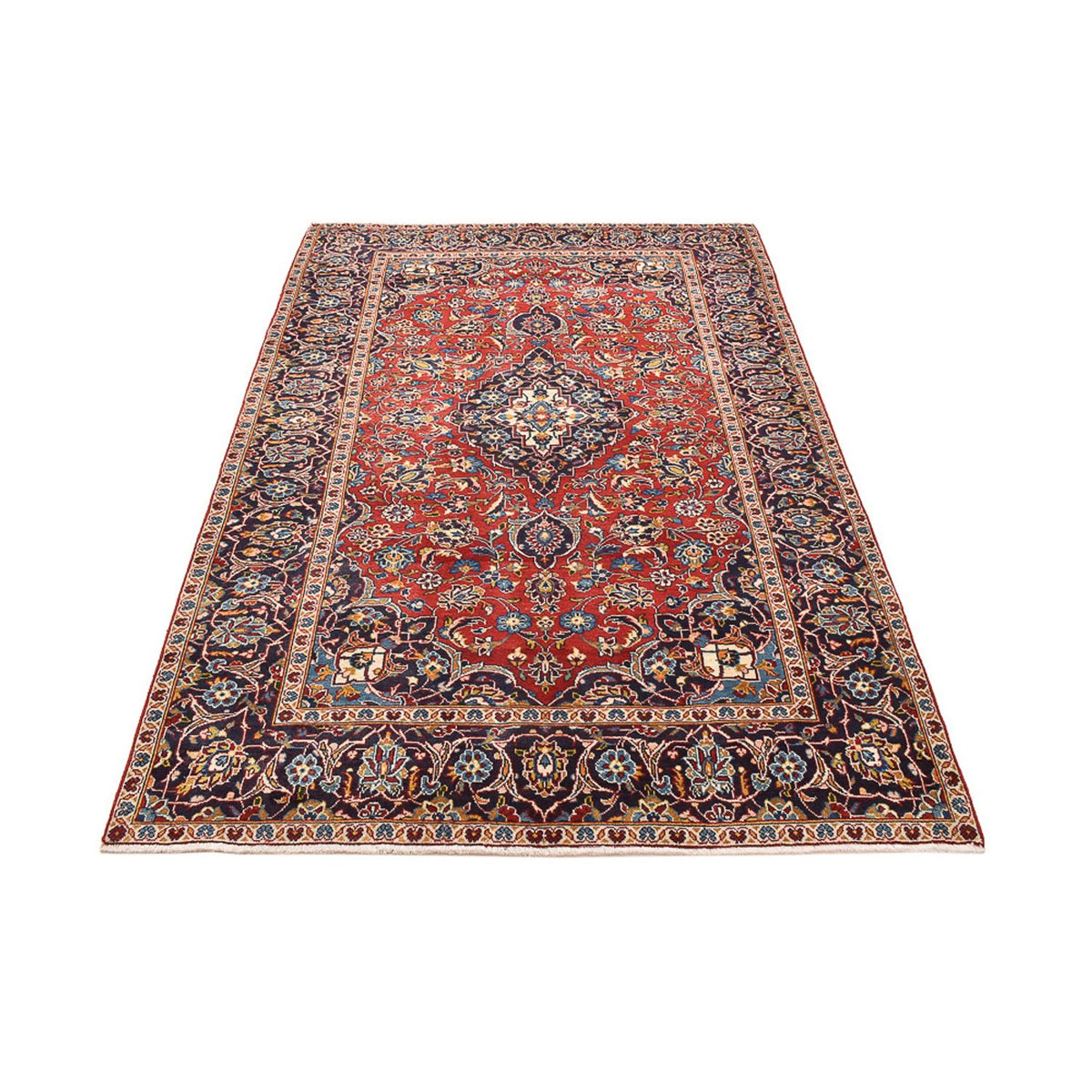 Perzisch tapijt - Keshan - 242 x 145 cm - rood