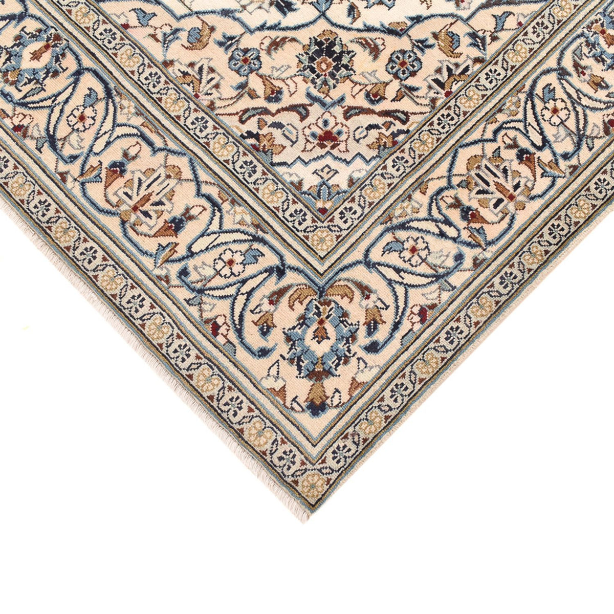 Perzisch tapijt - Keshan - 251 x 143 cm - zand