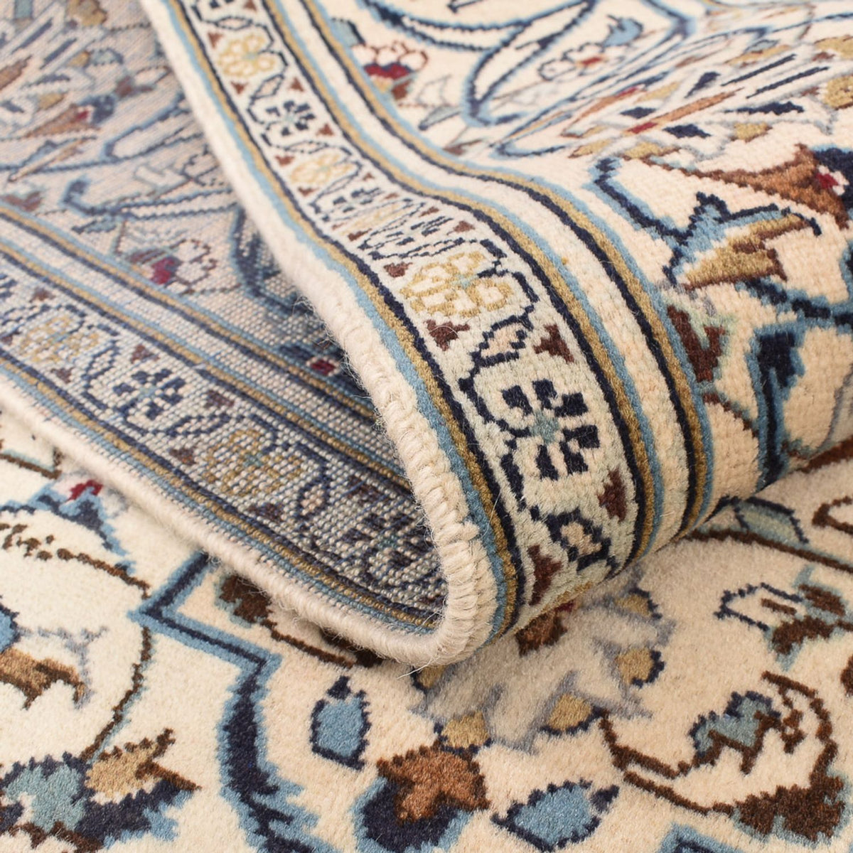 Perzisch tapijt - Keshan - 251 x 143 cm - zand