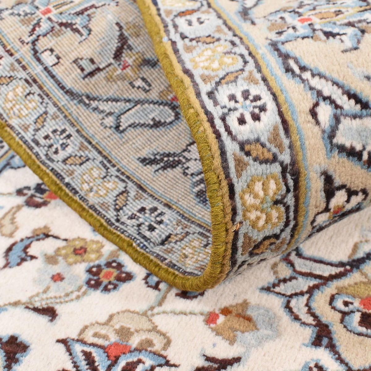 Perzisch tapijt - Keshan - 142 x 96 cm - zand