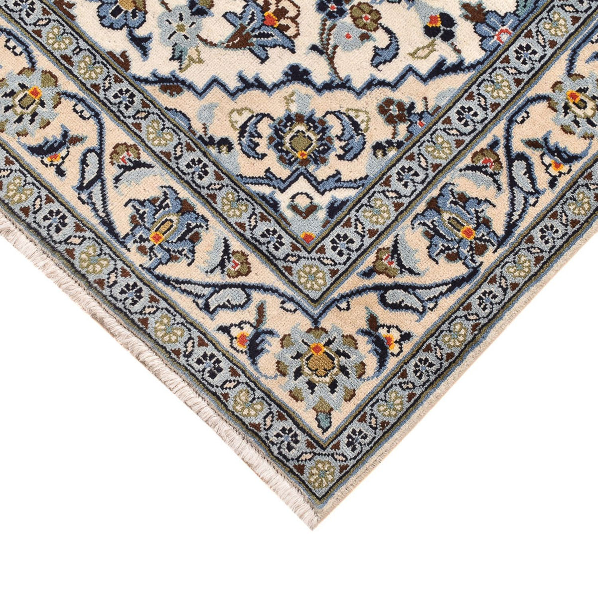 Perzisch tapijt - Keshan - 144 x 95 cm - zand