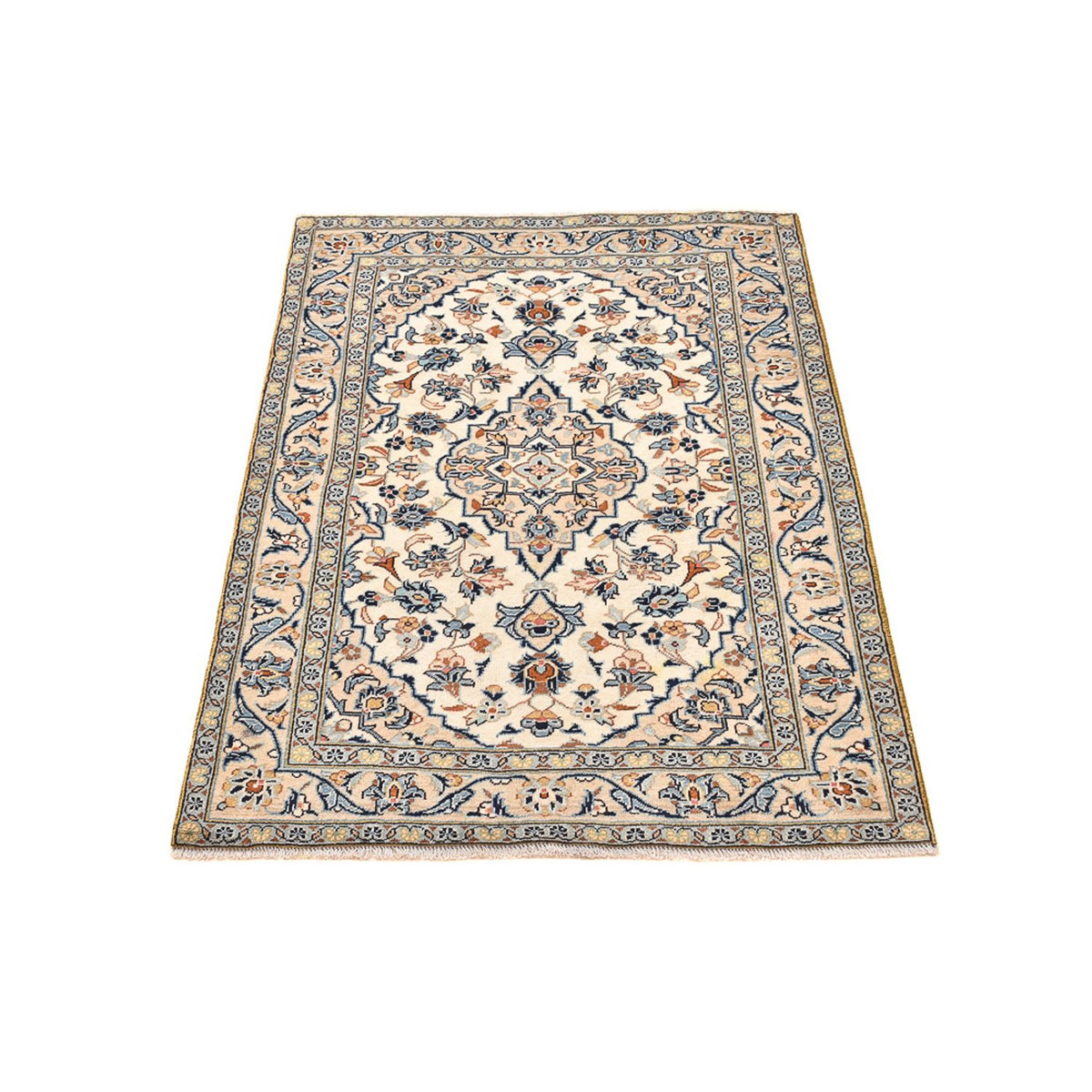 Perzisch tapijt - Keshan - 142 x 97 cm - zand