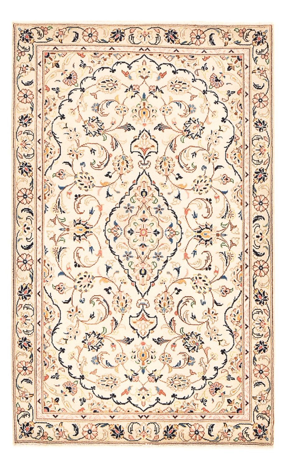 Perzisch tapijt - Keshan - 145 x 92 cm - beige