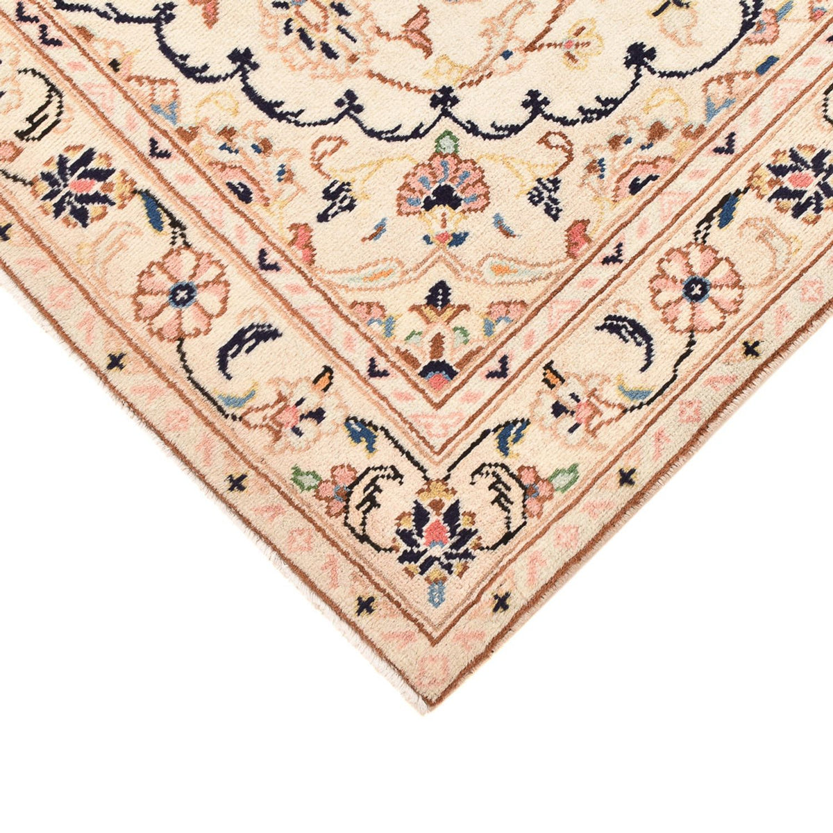 Perzisch tapijt - Keshan - 150 x 98 cm - beige