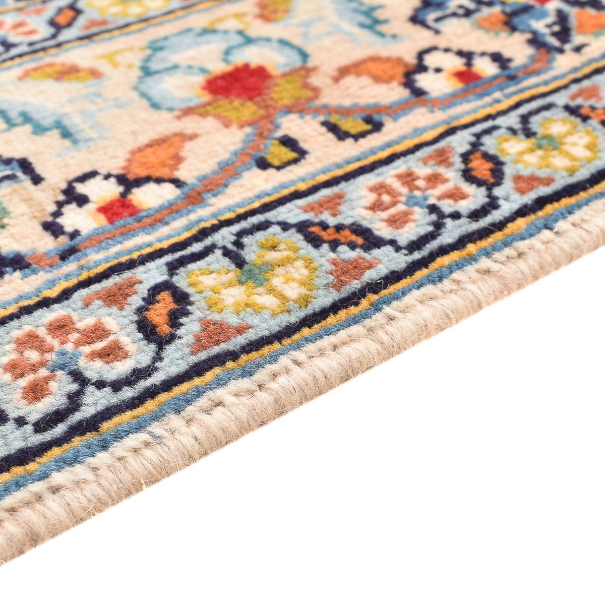 Perzisch tapijt - Keshan - 147 x 95 cm - licht beige