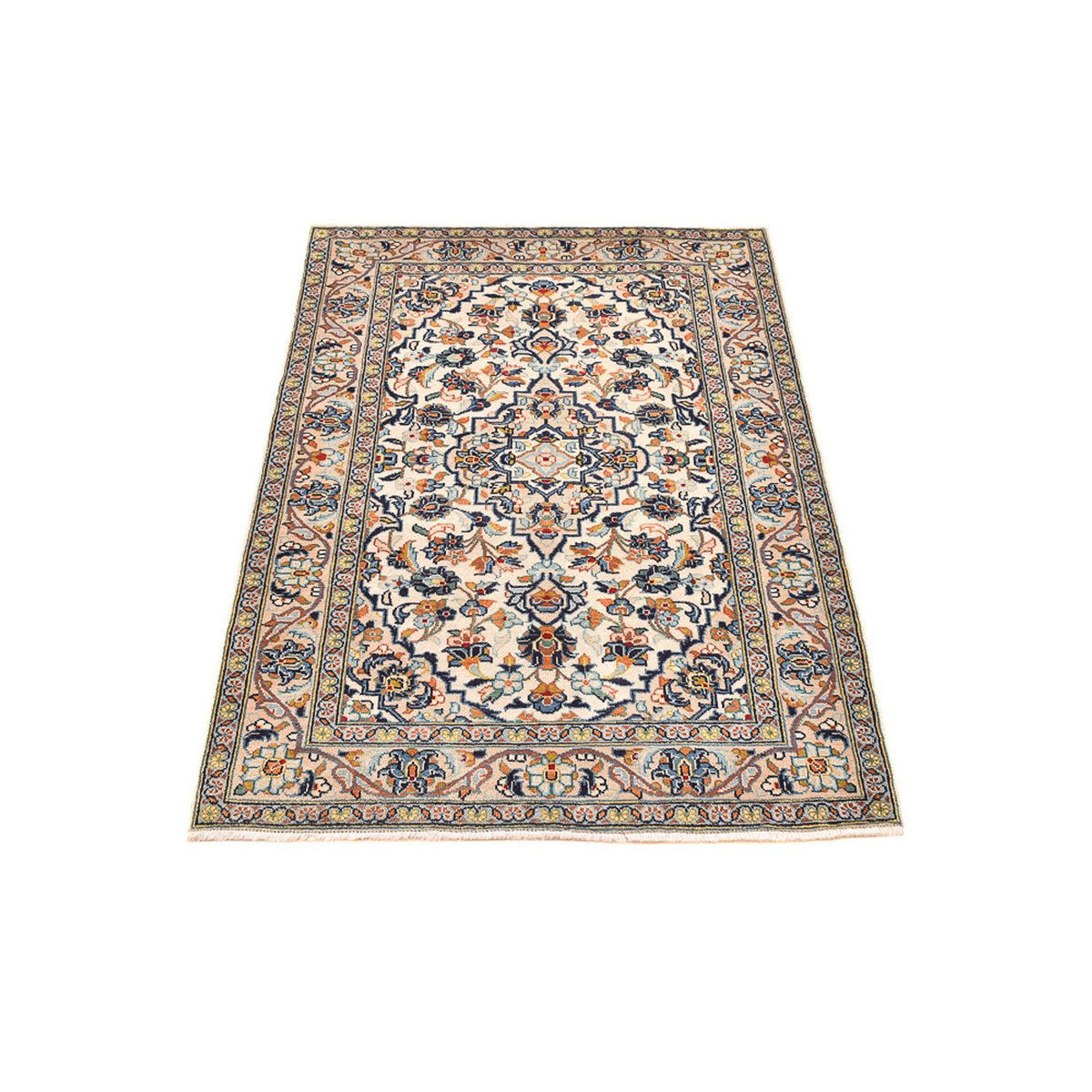 Perzisch tapijt - Keshan - 147 x 95 cm - licht beige