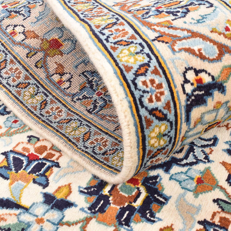 Perzisch tapijt - Keshan - 141 x 96 cm - licht beige