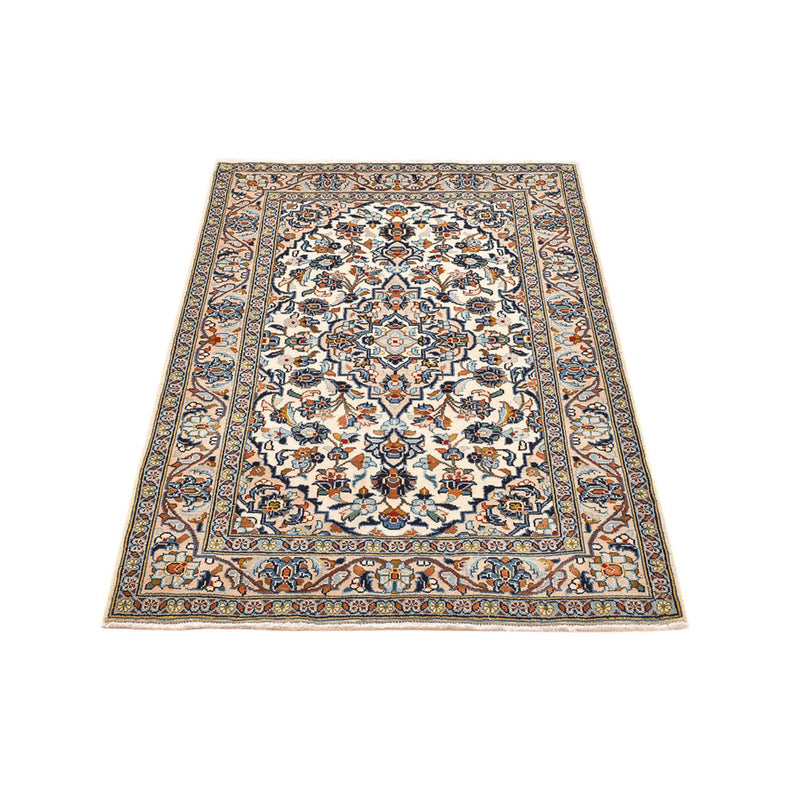 Perzisch tapijt - Keshan - 141 x 96 cm - licht beige