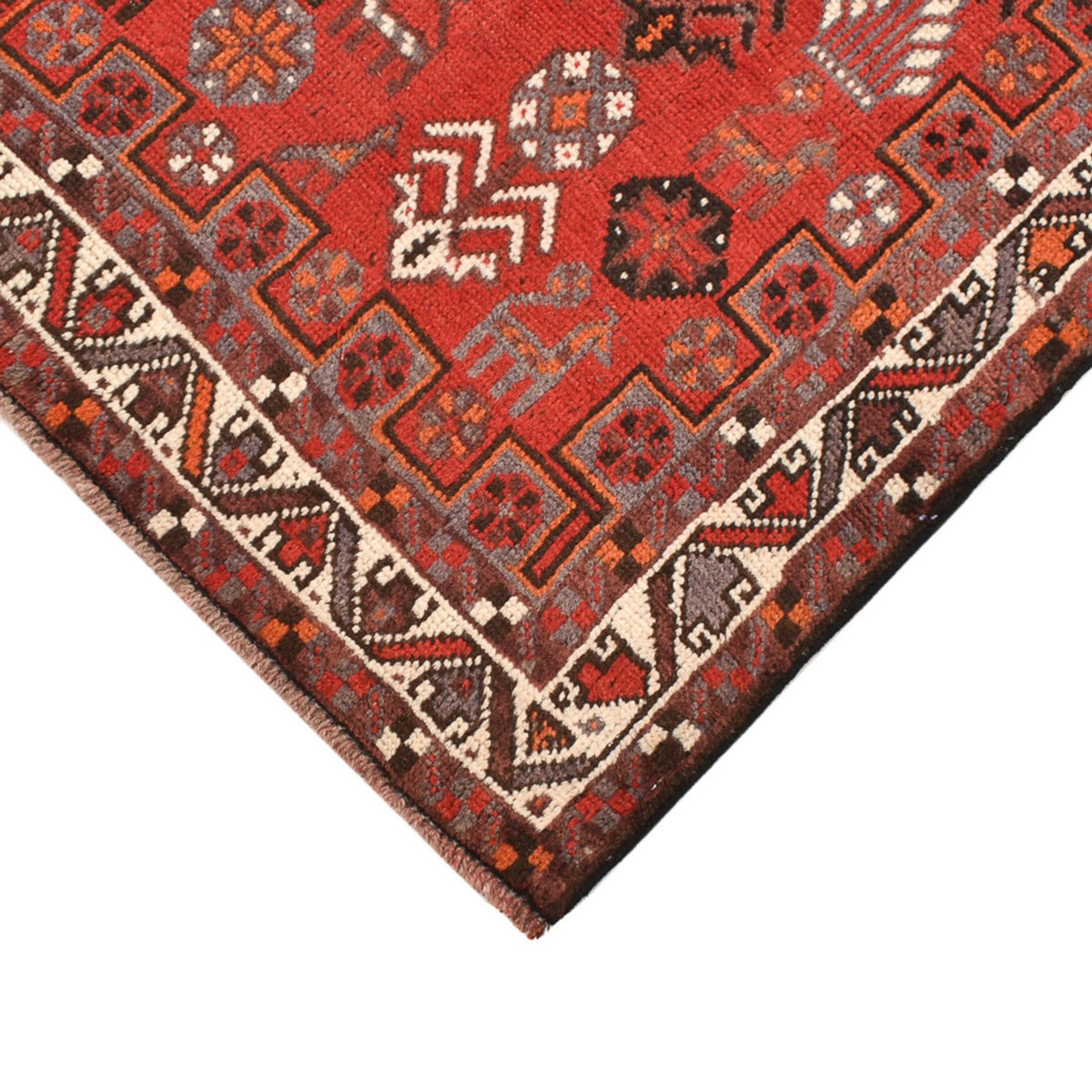 Perzisch Tapijt - Nomadisch vierkant  - 184 x 165 cm - rood