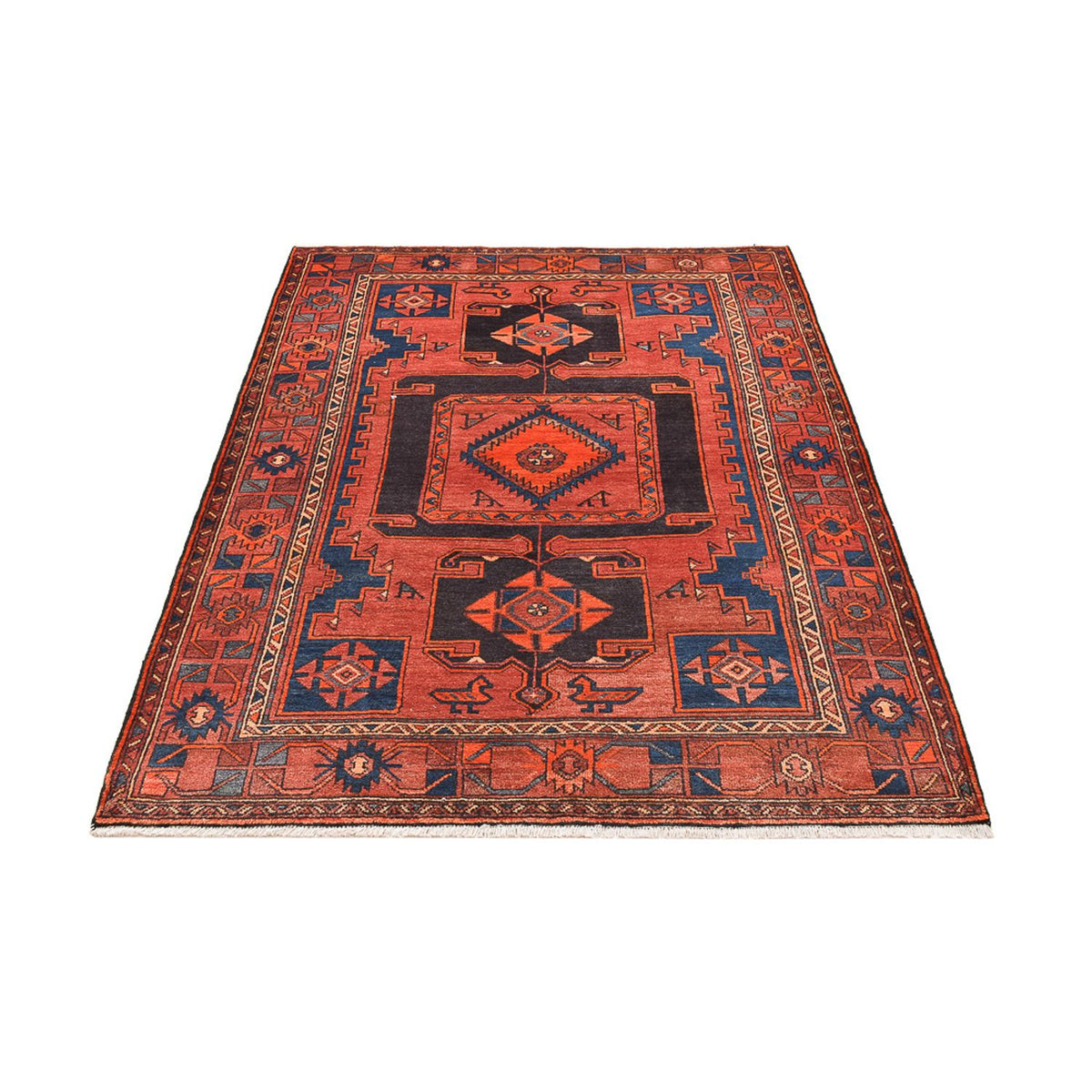 Perzisch tapijt - Bijar - 202 x 146 cm - rood