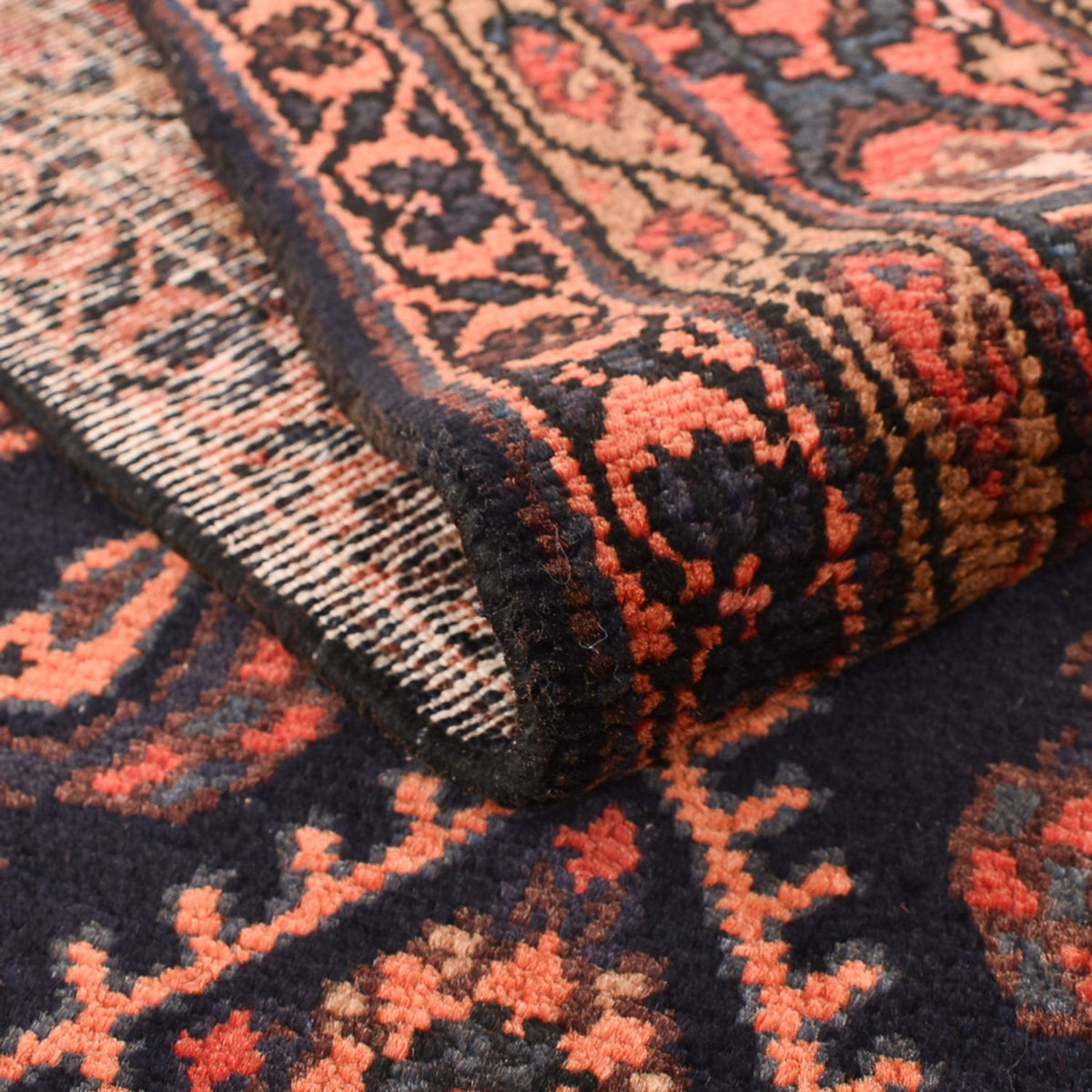 Loper Perzisch Tapijt - Nomadisch - 205 x 108 cm - donkerblauw