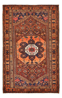 Perzisch tapijt - Bijar - 210 x 130 cm - donkerrood