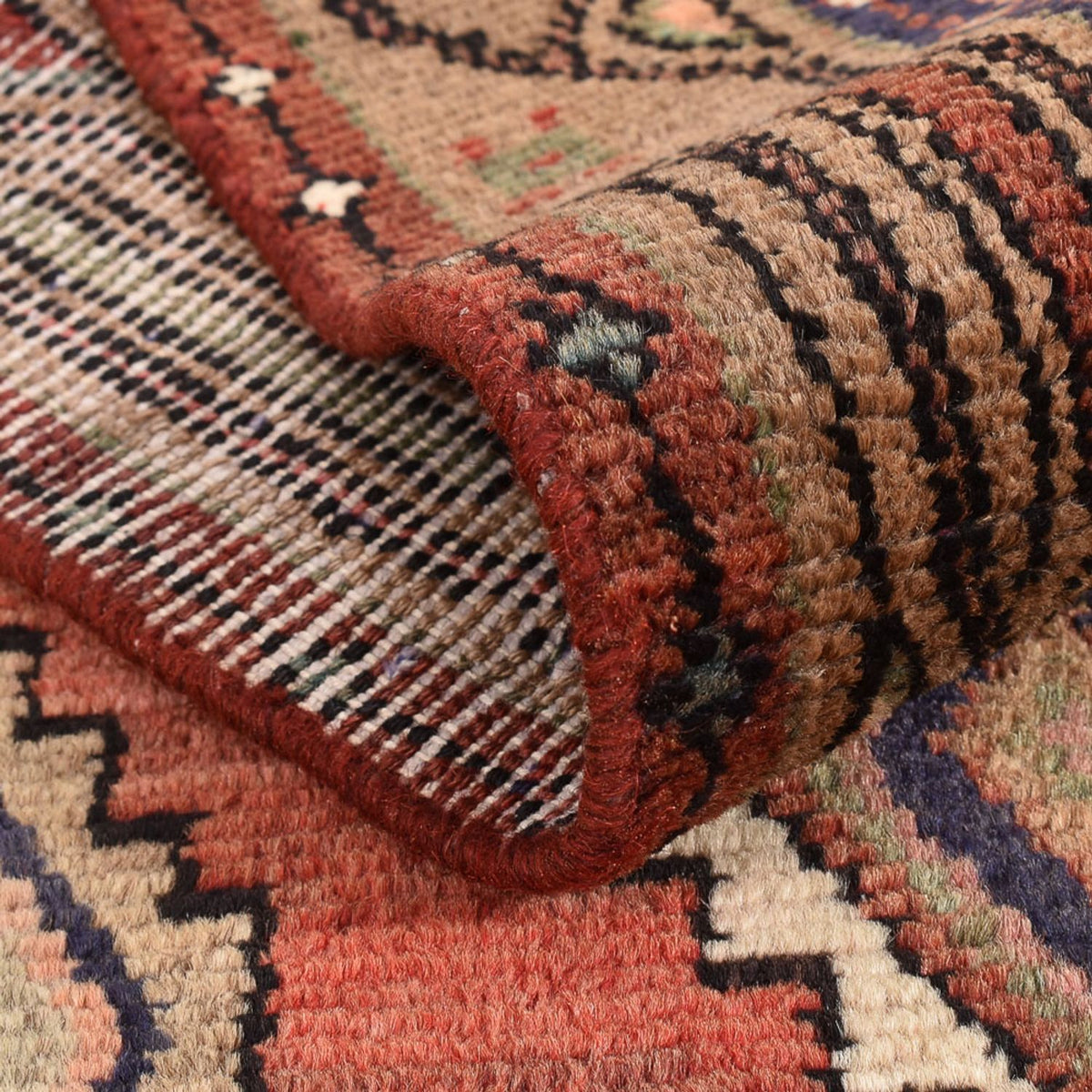 Loper Perzisch Tapijt - Nomadisch - 286 x 80 cm - licht rood