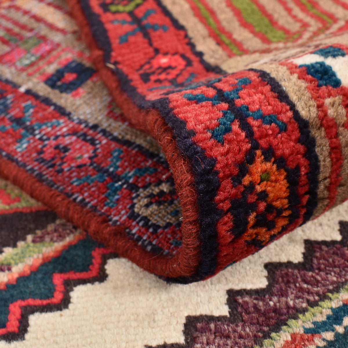 Loper Perzisch Tapijt - Nomadisch - 271 x 87 cm - licht rood