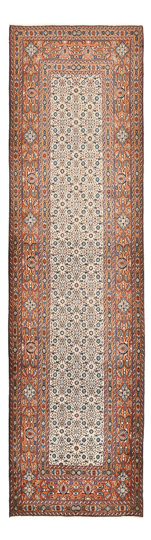 Loper Perzisch tapijt - Klassiek - 301 x 85 cm - veelkleurig