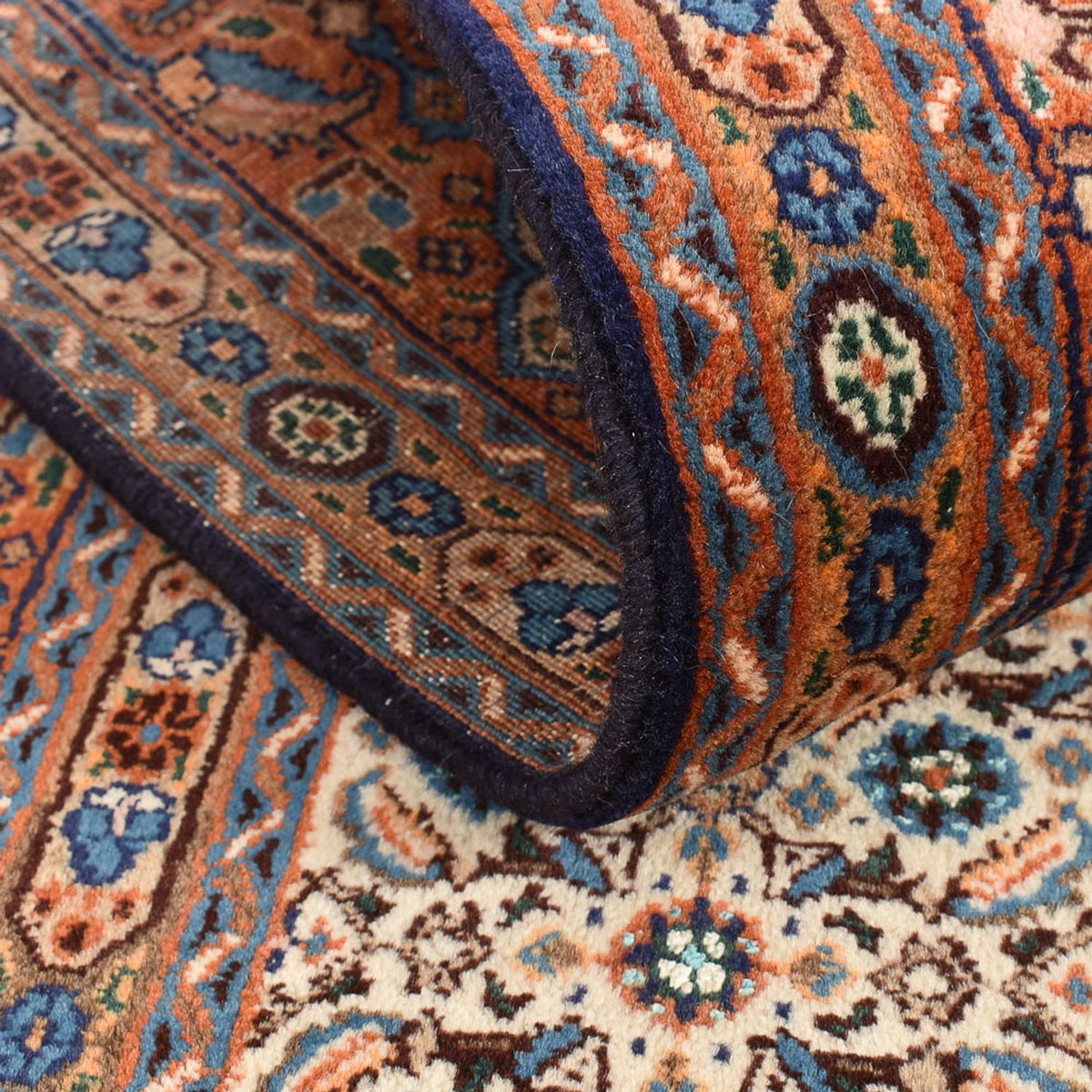 Loper Perzisch tapijt - Klassiek - 301 x 85 cm - veelkleurig