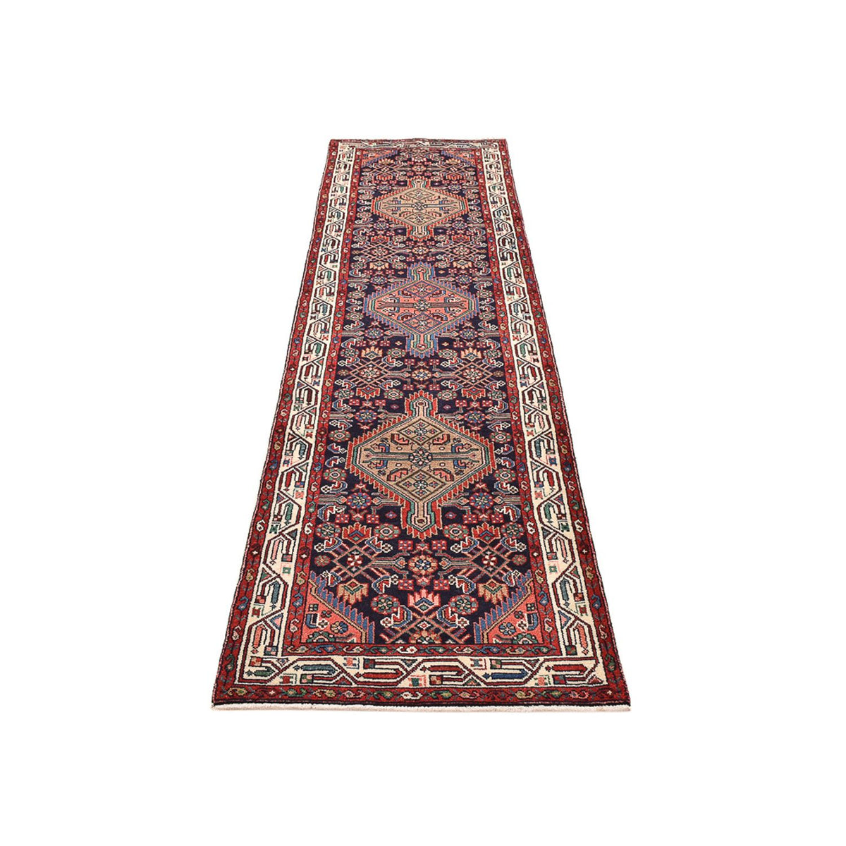 Loper Perzisch Tapijt - Nomadisch - 303 x 81 cm - veelkleurig