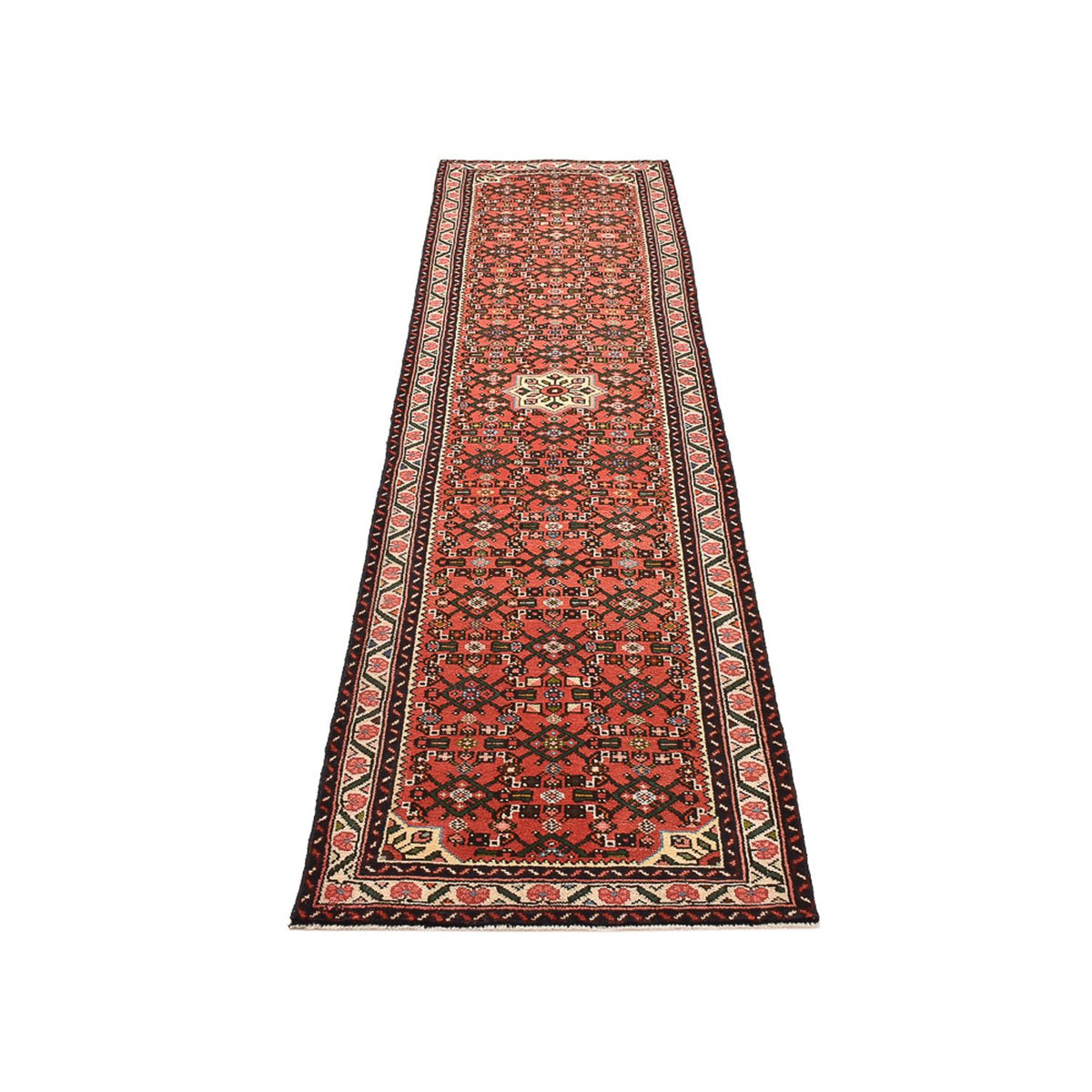 Loper Perzisch Tapijt - Nomadisch - 294 x 74 cm - licht rood