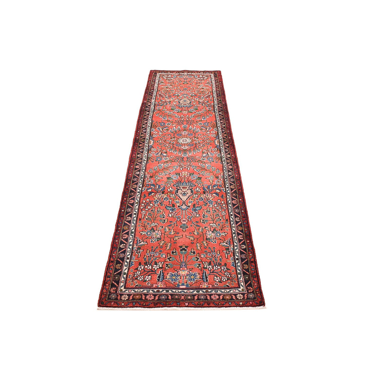 Loper Perzisch Tapijt - Nomadisch - 306 x 78 cm - licht rood