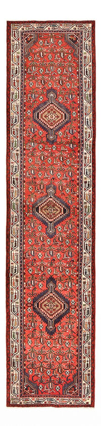 Loper Perzisch Tapijt - Nomadisch - 373 x 87 cm - rood