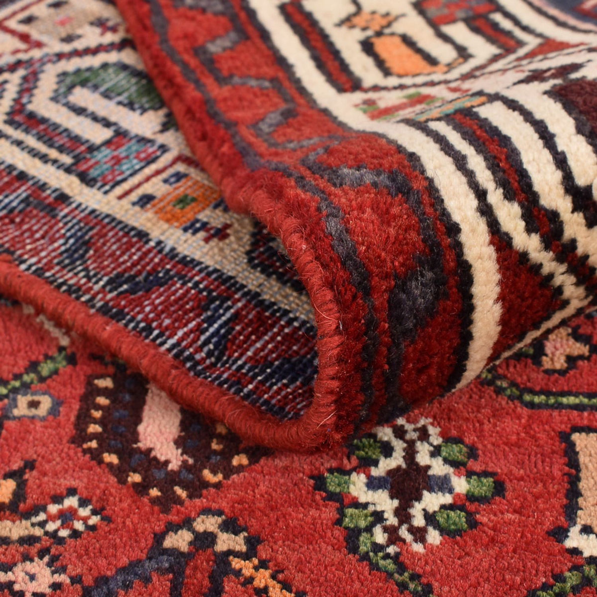 Loper Perzisch Tapijt - Nomadisch - 373 x 87 cm - rood