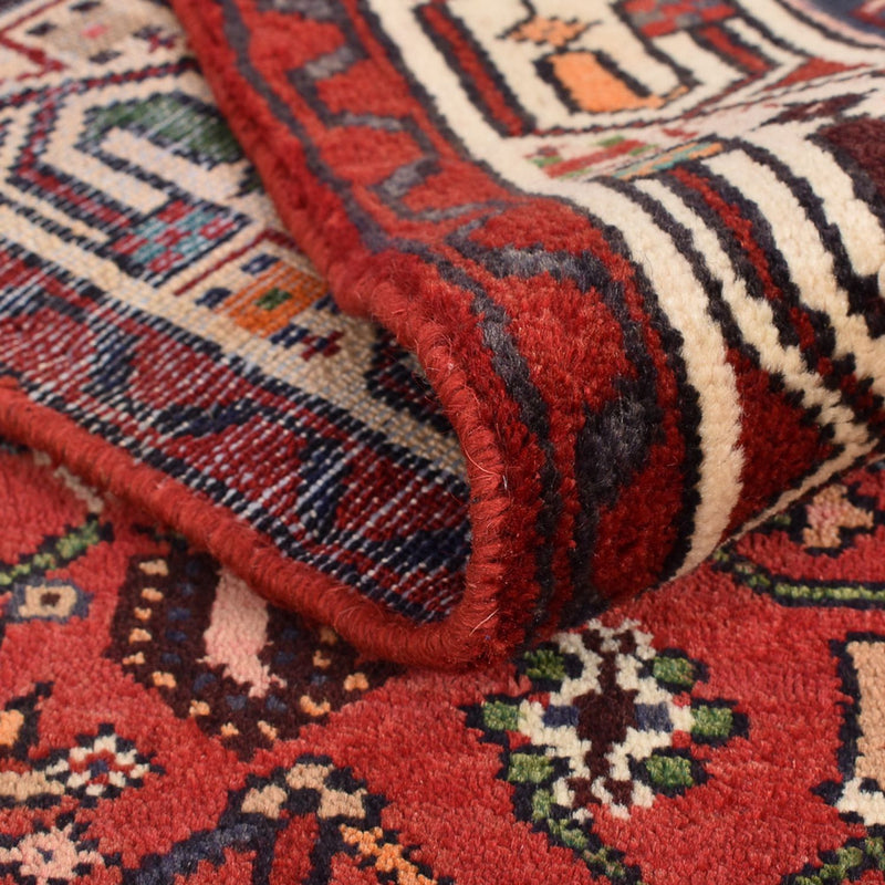 Loper Perzisch Tapijt - Nomadisch - 373 x 87 cm - rood