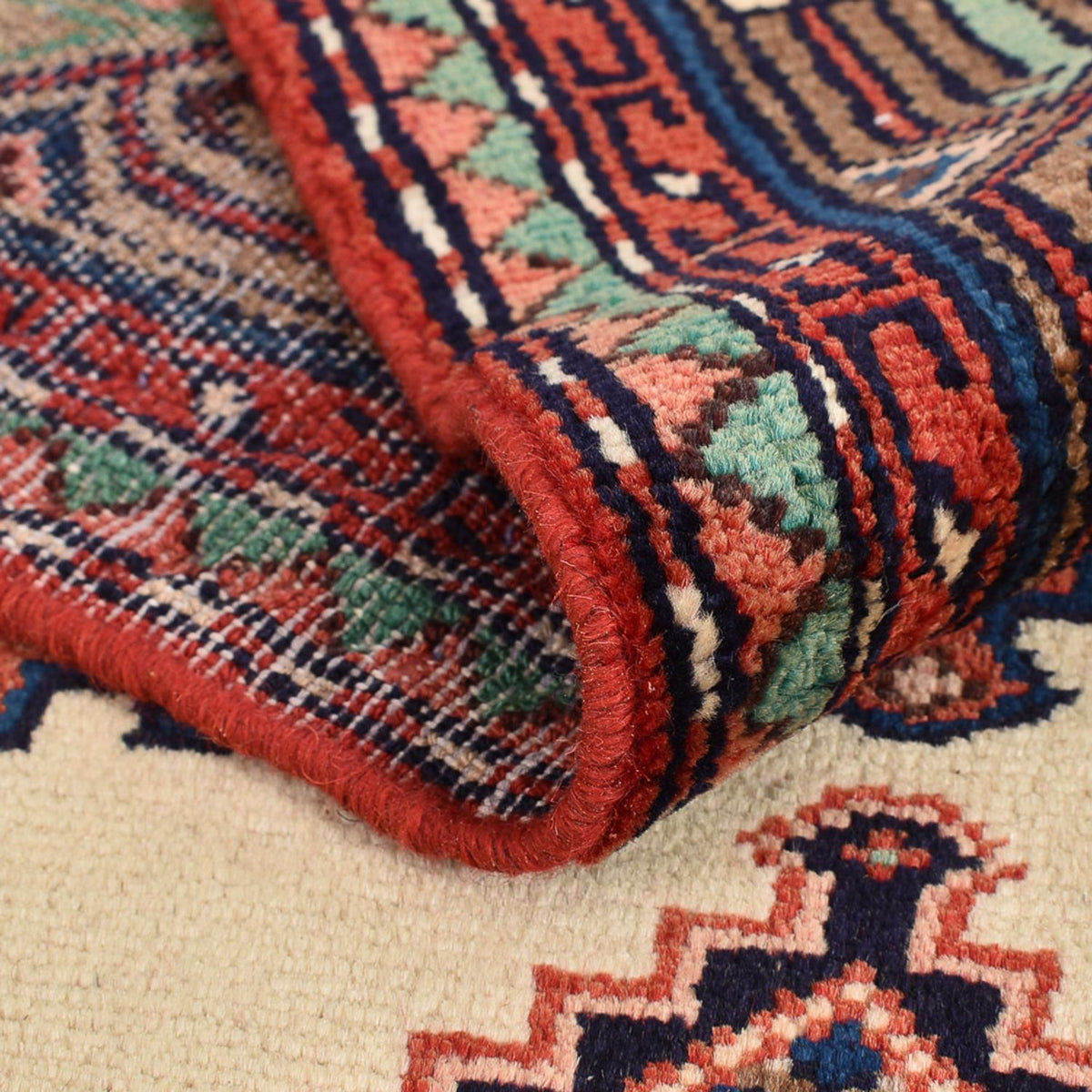 Loper Perzisch Tapijt - Nomadisch - 340 x 94 cm - veelkleurig