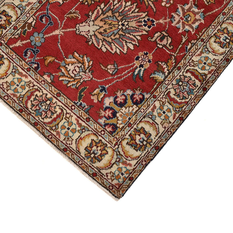 Loper Perzisch tapijt - Tabriz - 398 x 72 cm - rood