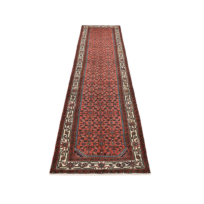 Loper Perzisch Tapijt - Nomadisch - 383 x 81 cm - licht rood