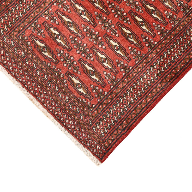 Loper Turkaman tapijt - 197 x 60 cm - rood