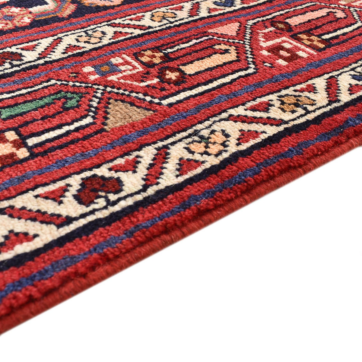 Loper Perzisch Tapijt - Nomadisch - 403 x 120 cm - licht rood