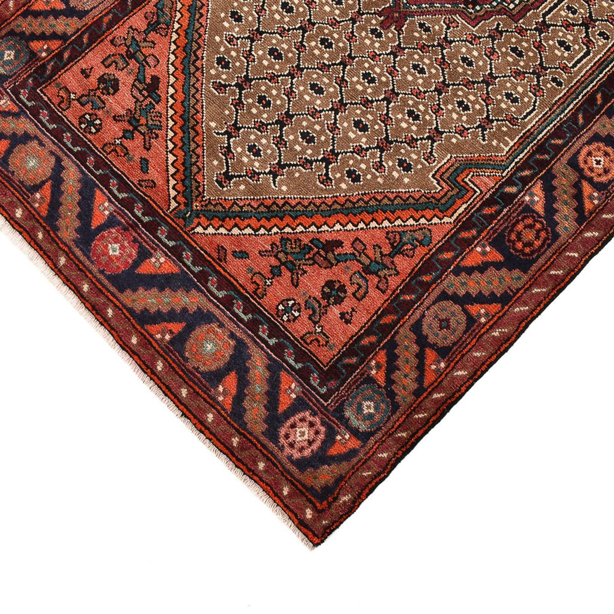 Loper Perzisch Tapijt - Nomadisch - 396 x 105 cm - zand