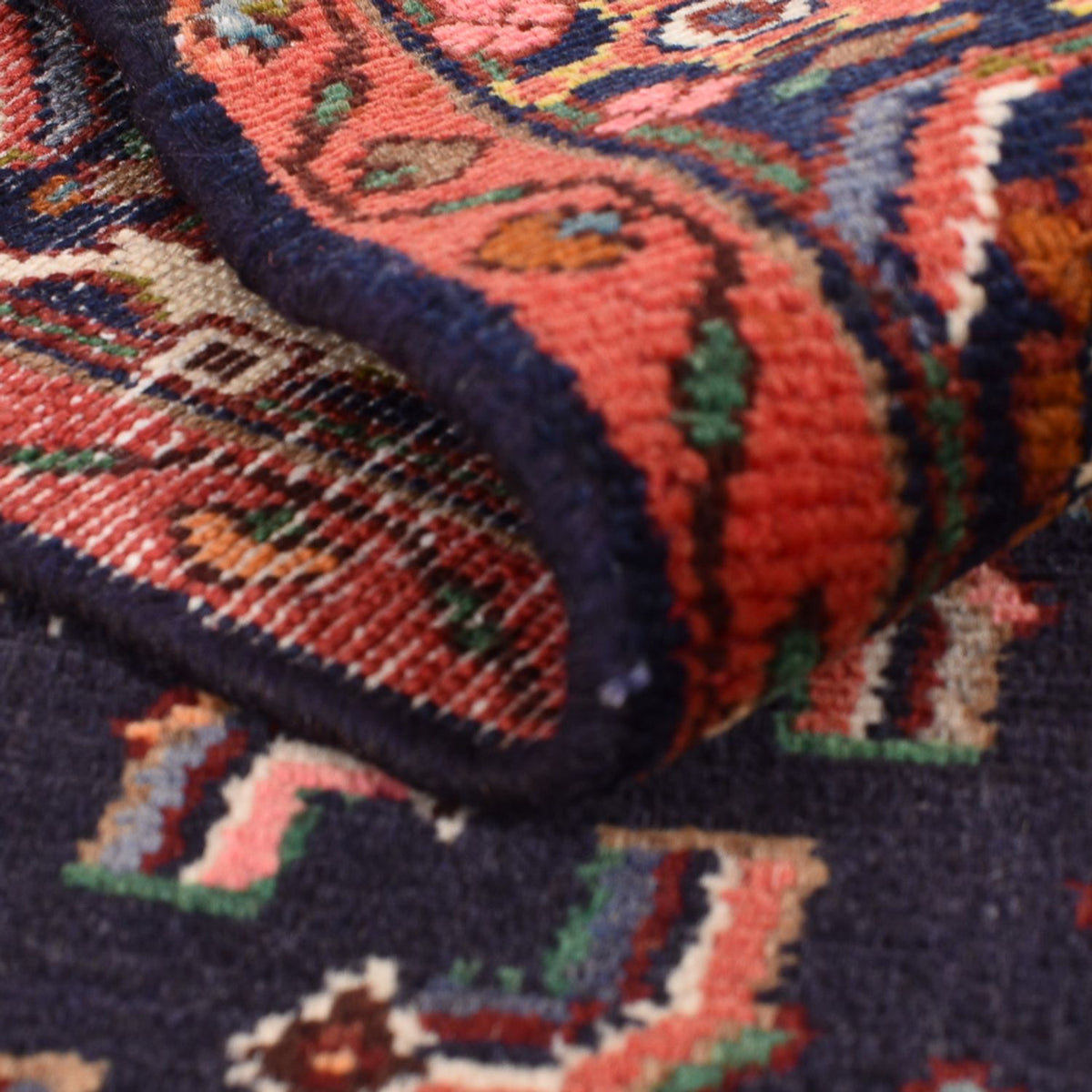 Loper Perzisch Tapijt - Nomadisch - 300 x 107 cm - donkerblauw