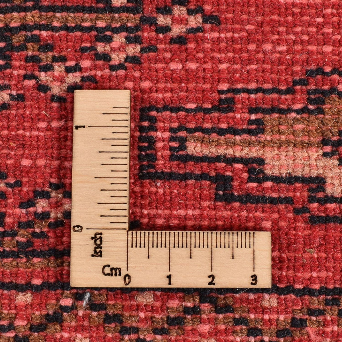 Loper Turkaman tapijt - 276 x 102 cm - rood